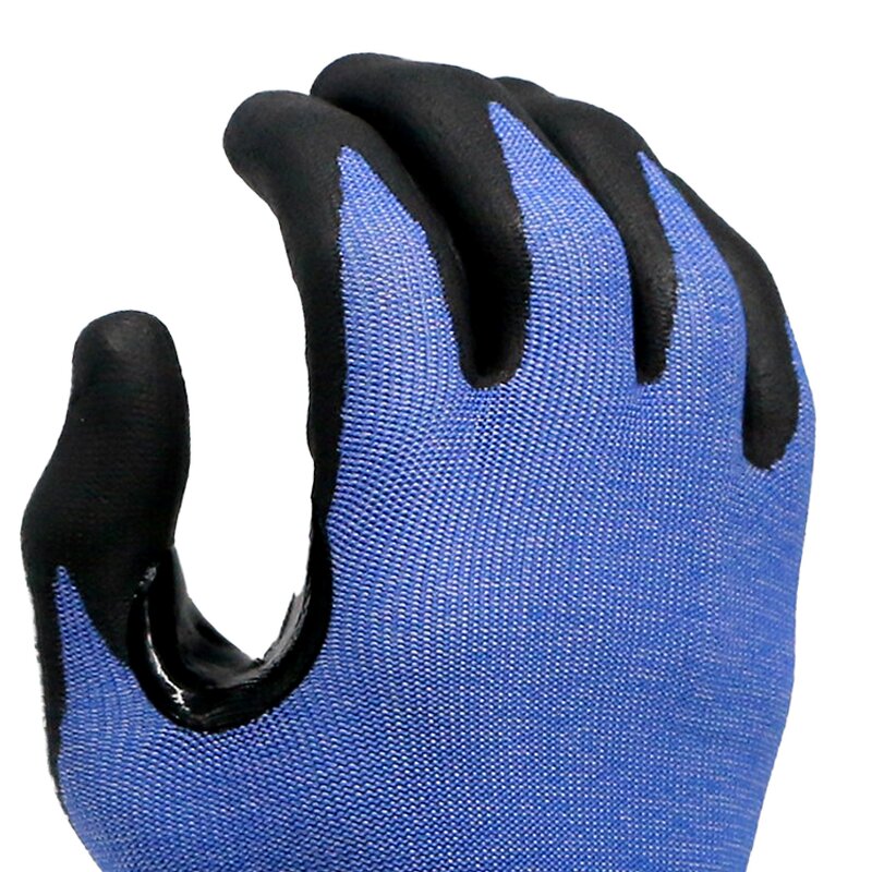 Nitrile Work Gloves Manufacturer - OEM/ODM Custom 18G Foam En388 4X43D Rated