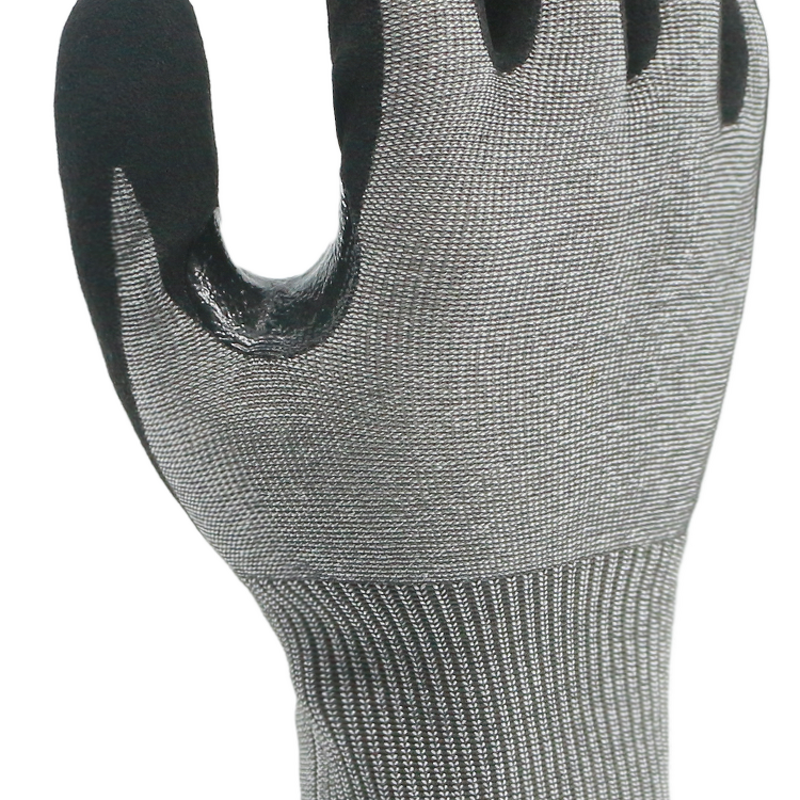 Cut Resistant Gloves Manufacturer - OEM/ODM Custom Nitrile Sandy Anti Cut Level D