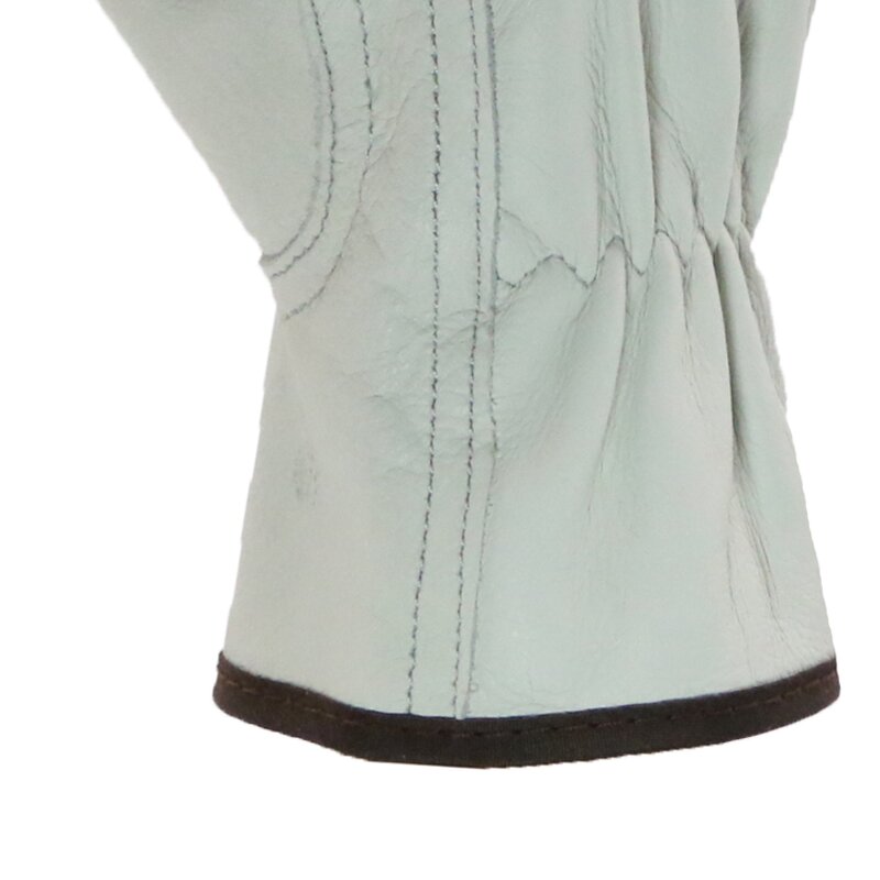 Leather Work Gloves Manufacturer - OEM/ODM Custom White Grain Cowhide Heavy Duty
