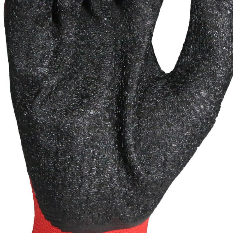 Latex Work Gloves Manufacturer - OEM/ODM Custom Polyester Wrinkle Palm Coated