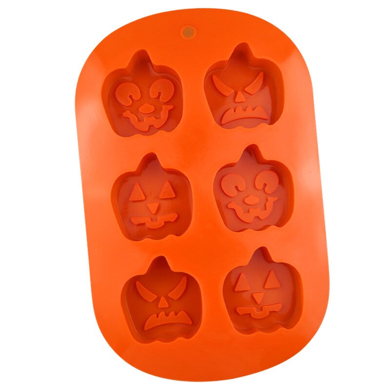 Pumpkin Chocolate Mold Manufacturer - Custom 6 Cavity Halloween Candy Mold