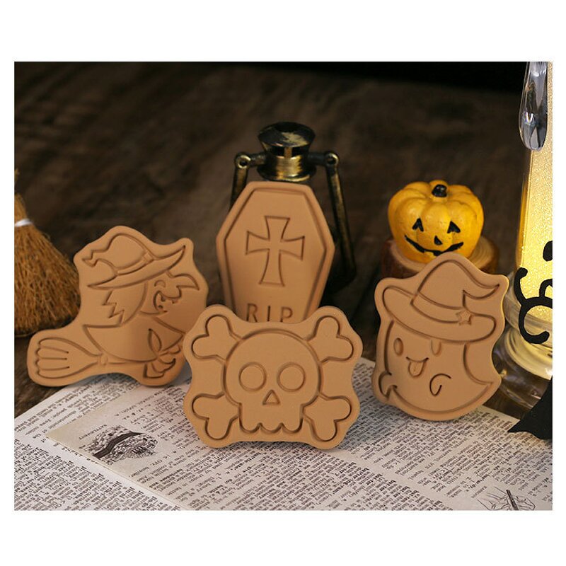 Halloween Cookie Cutter Manufacturer - OEM 3D Fondant Biscuit Baking DIY Set
