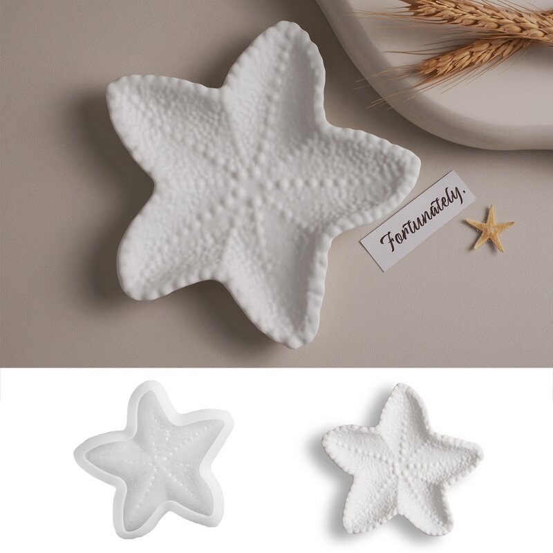 Starfish Mold Factory - OEM Gypsum Marine Irregular Dish Silicone Craft Mold