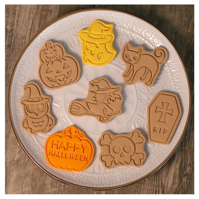 Halloween Cookie Cutter Manufacturer - OEM 3D Fondant Biscuit Baking DIY Set