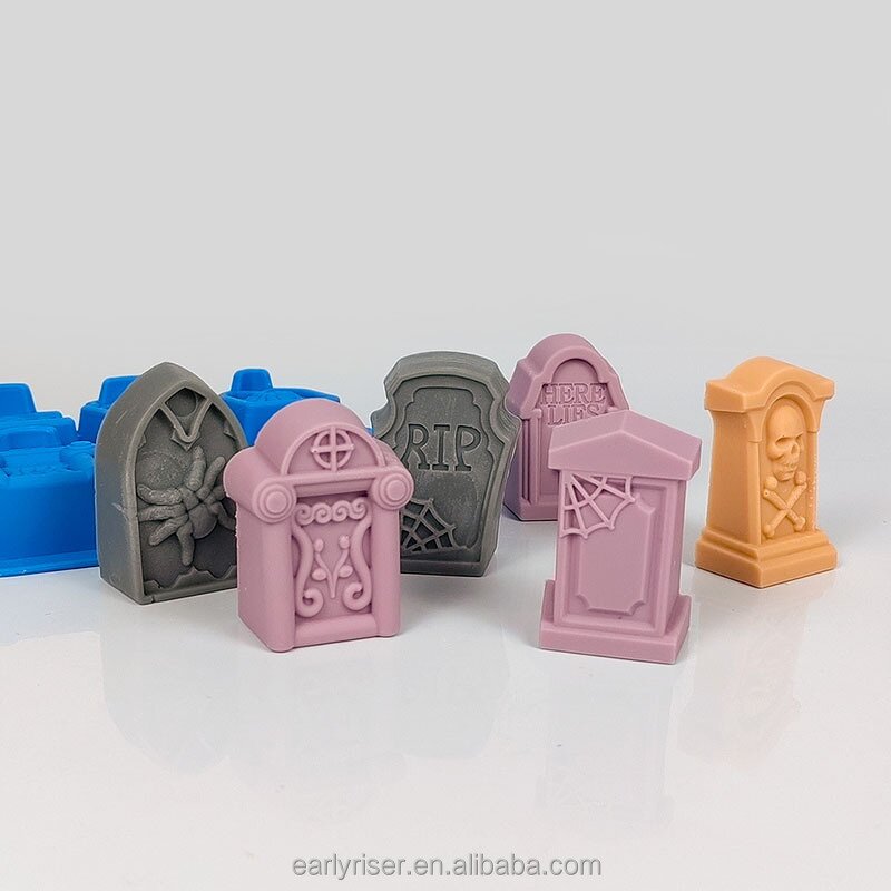 Halloween Mold Manufacturer - Custom Tombstone Silicone Mold Food Grade