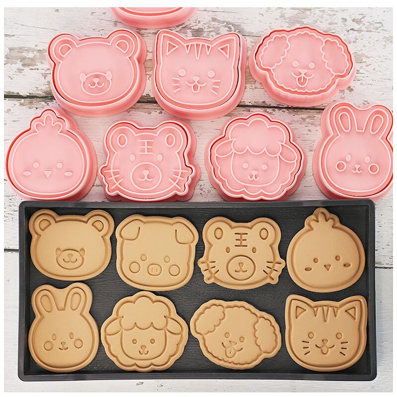 Animal Face Cookie Cutter Factory - OEM Cartoon Press Fondant Baking DIY Mold