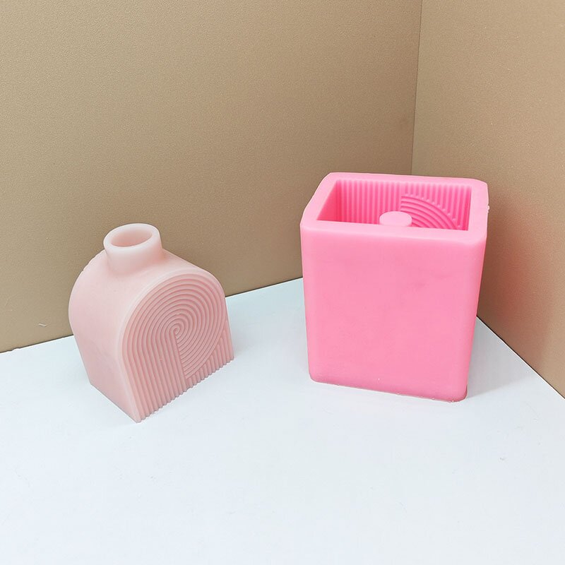 Narrow Neck Vase Mold Factory - OEM Unique Artistic Flower Vessel Silicone Mold