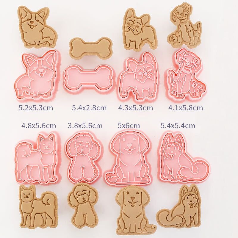 Dog Cookie Cutter Manufacturer - OEM Cartoon Plastic Mold Fondant Baking Tool
