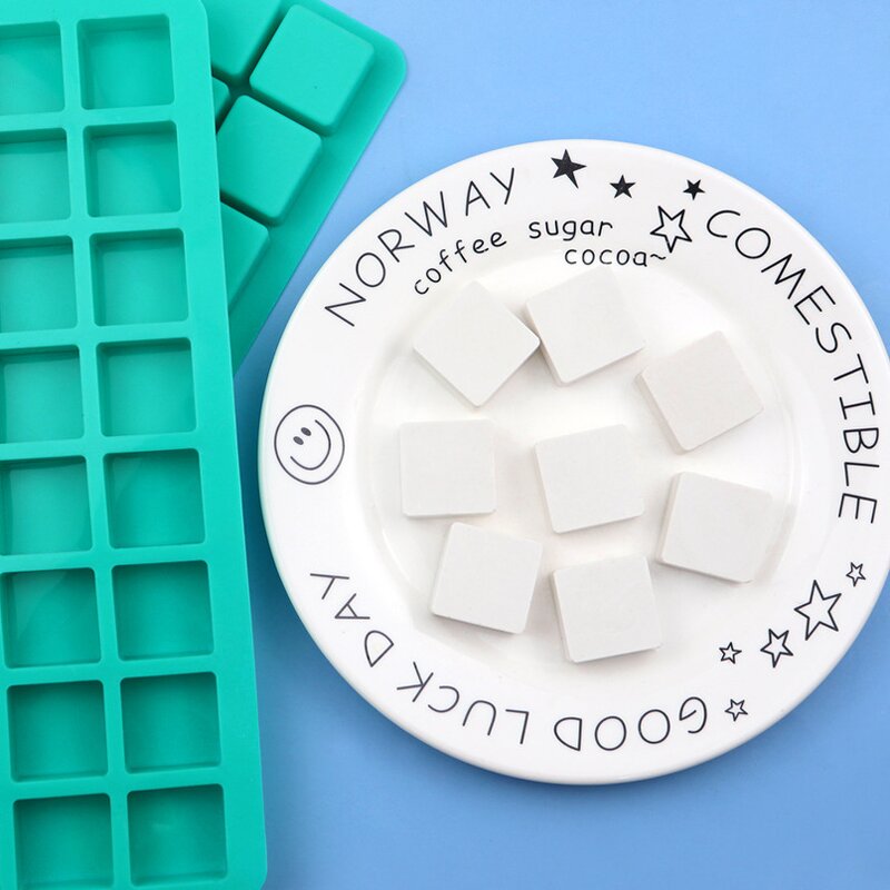 Square Chocolate Mold Manufacturer - Custom 40 Cavities Cube Candy Caramel Mold