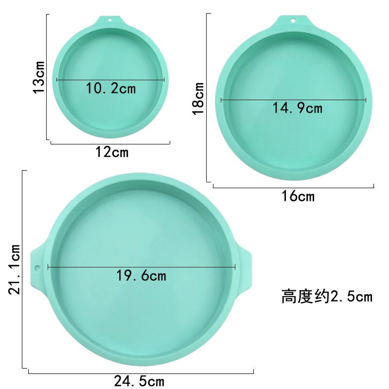 Round Baking Pan Factory - OEM Classic Round Silicone Cake Pizza Pan