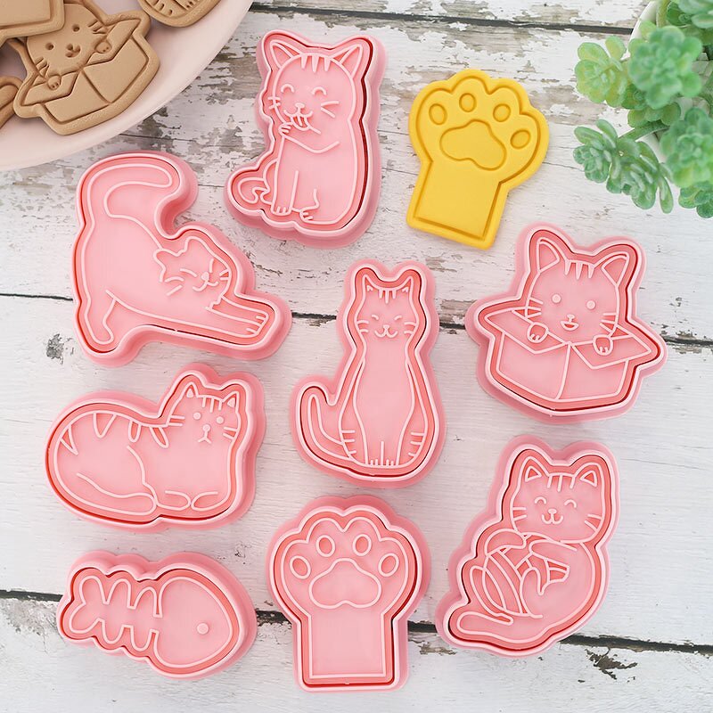 Cat Paw Cookie Cutter Factory - OEM Cartoon Press Biscuit Mold for Pastry