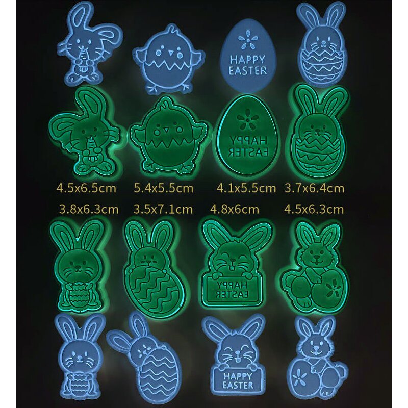 Easter Egg Cutter Manufacturer - OEM 3D Cartoon Bunny Press Biscuit Mold