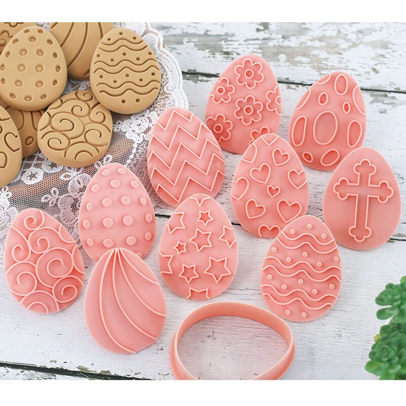 Easter Cookie Cutter Manufacturer - OEM Cartoon Plastic Mold Baking DIY Set