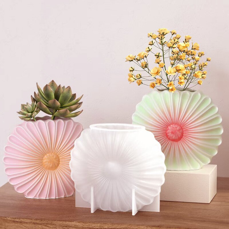 Flower Vase Mold Manufacturer - Custom Epoxy Resin Planter Pot Silicone Mold