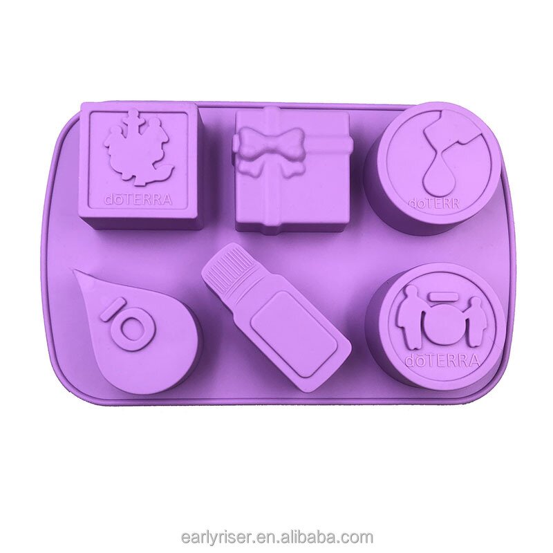 Silicone Mold Factory - OEM 6-Cavity Mold for Soap Chocolate Cake Making