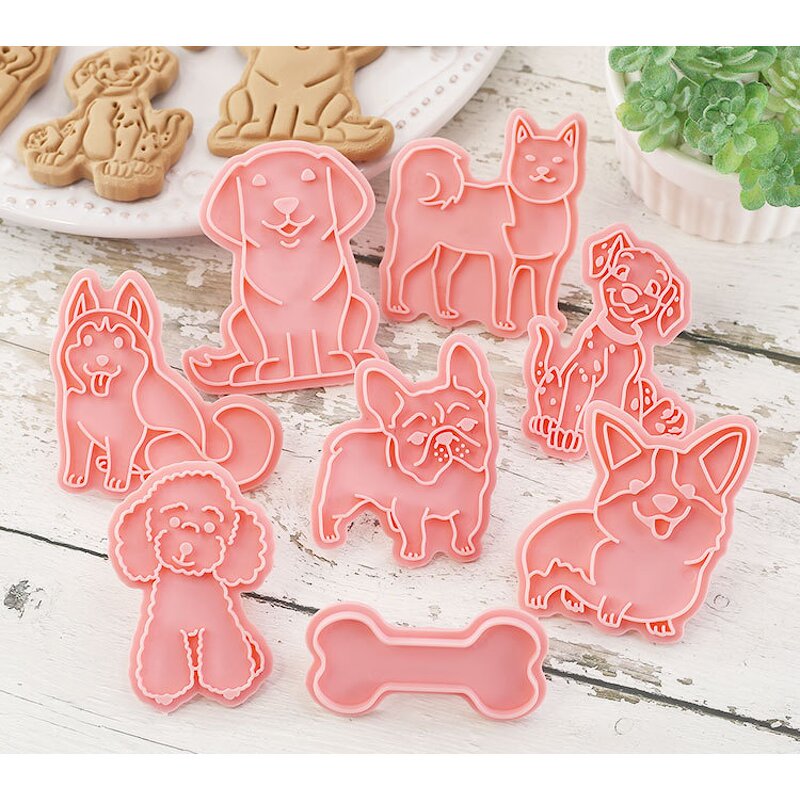 Dog Cookie Cutter Manufacturer - OEM Cartoon Plastic Mold Fondant Baking Tool