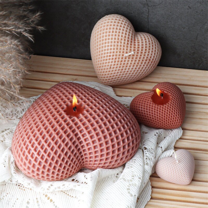 Heart Candle Mold Manufacturer - Custom 3D Woven Valentine Chocolate Mold