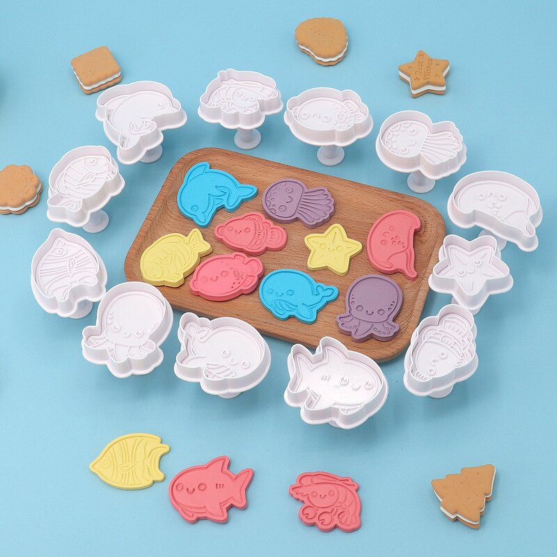 Ocean Animal Cookie Cutter Factory - OEM DIY Baking Mold for Cake Fondant