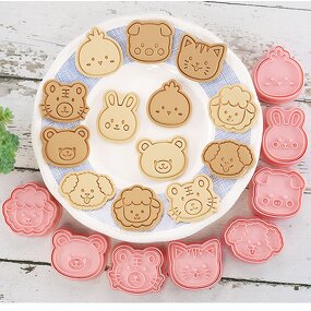 Animal Face Cookie Cutter Factory - OEM Cartoon Press Fondant Baking DIY Mold