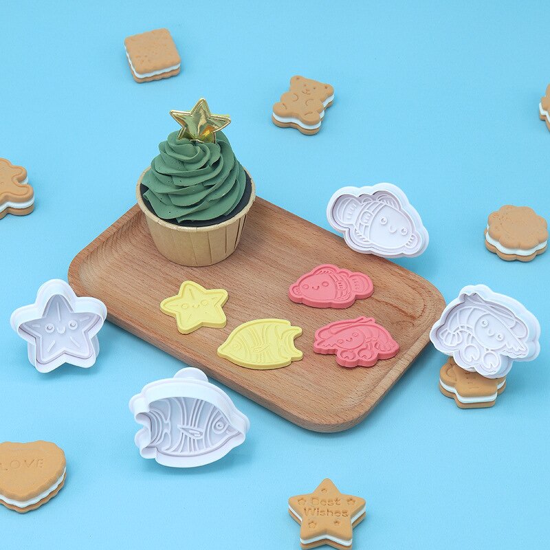 Ocean Animal Cookie Cutter Factory - OEM DIY Baking Mold for Cake Fondant