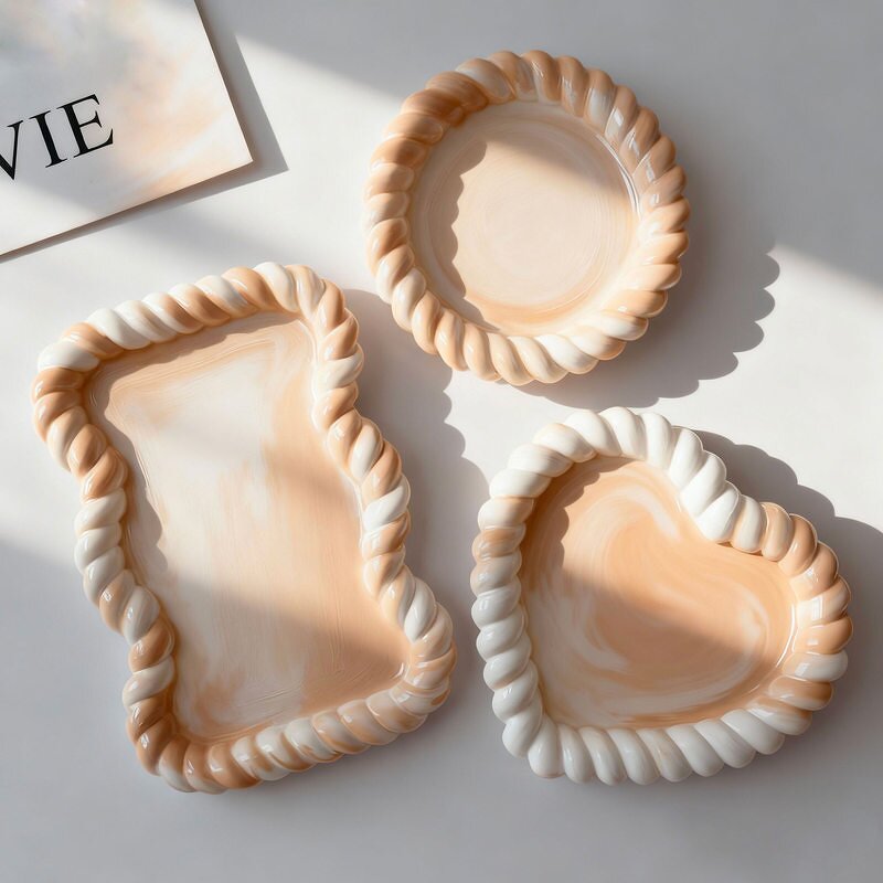 Twisted Tray Mold Manufacturer - Custom Hemp Rope Coaster Epoxy Resin Mold