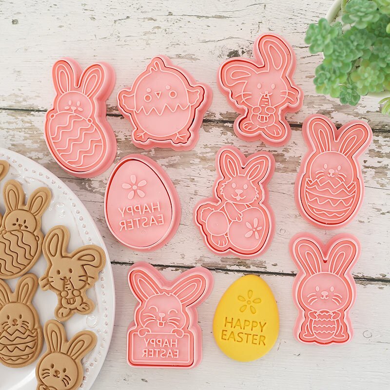 Easter Egg Cutter Manufacturer - OEM 3D Cartoon Bunny Press Biscuit Mold
