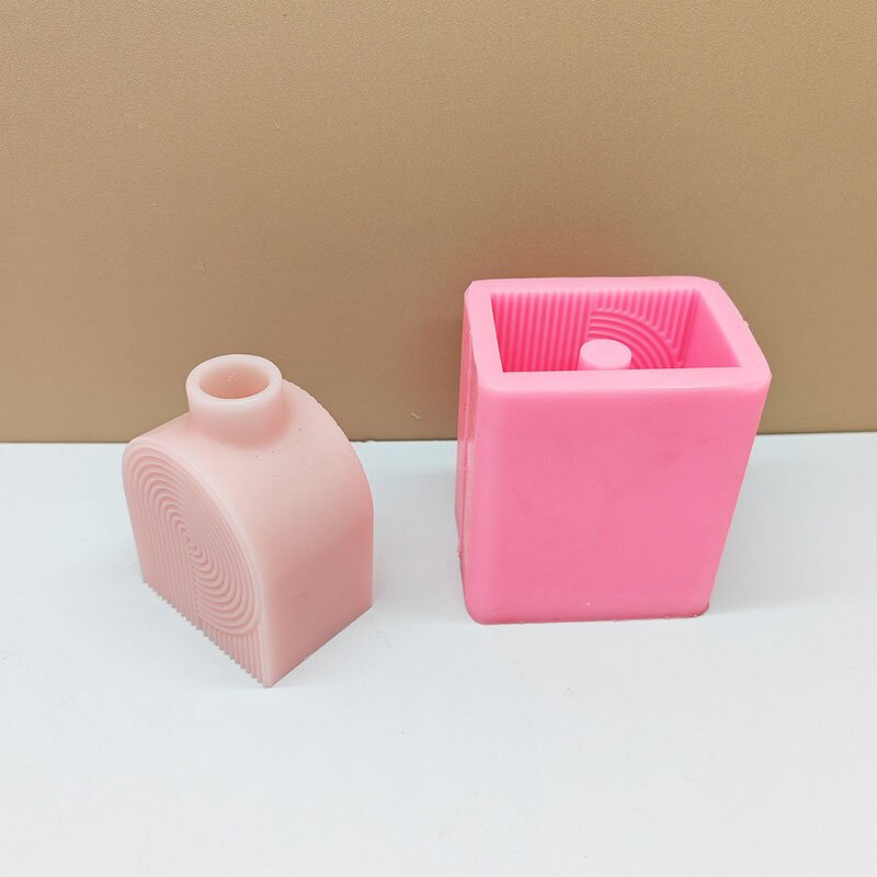 Narrow Neck Vase Mold Factory - OEM Unique Artistic Flower Vessel Silicone Mold