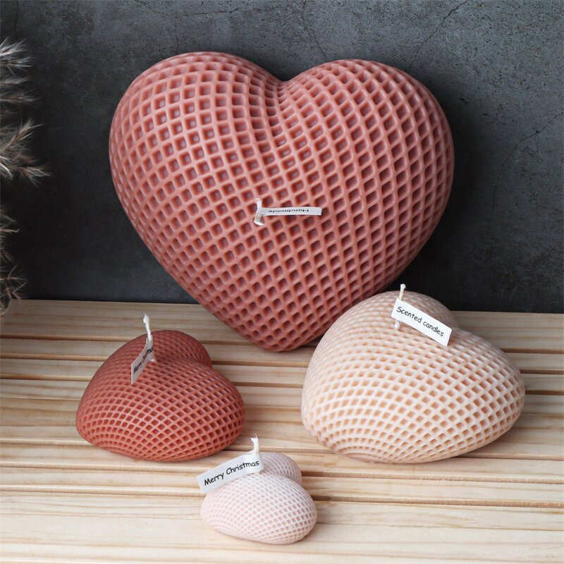 Heart Candle Mold Manufacturer - Custom 3D Woven Valentine Chocolate Mold