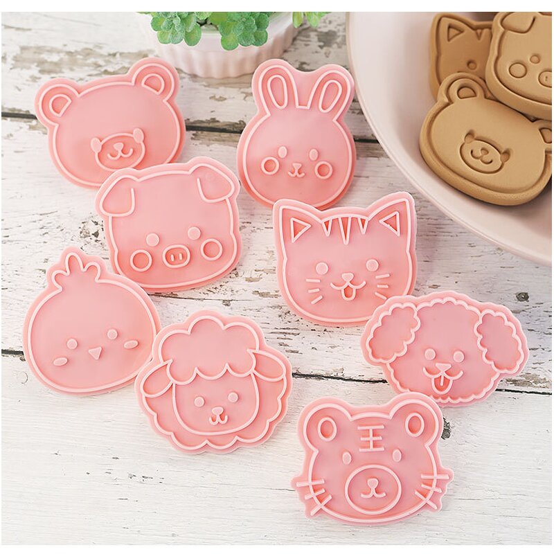 Animal Face Cookie Cutter Factory - OEM Cartoon Press Fondant Baking DIY Mold