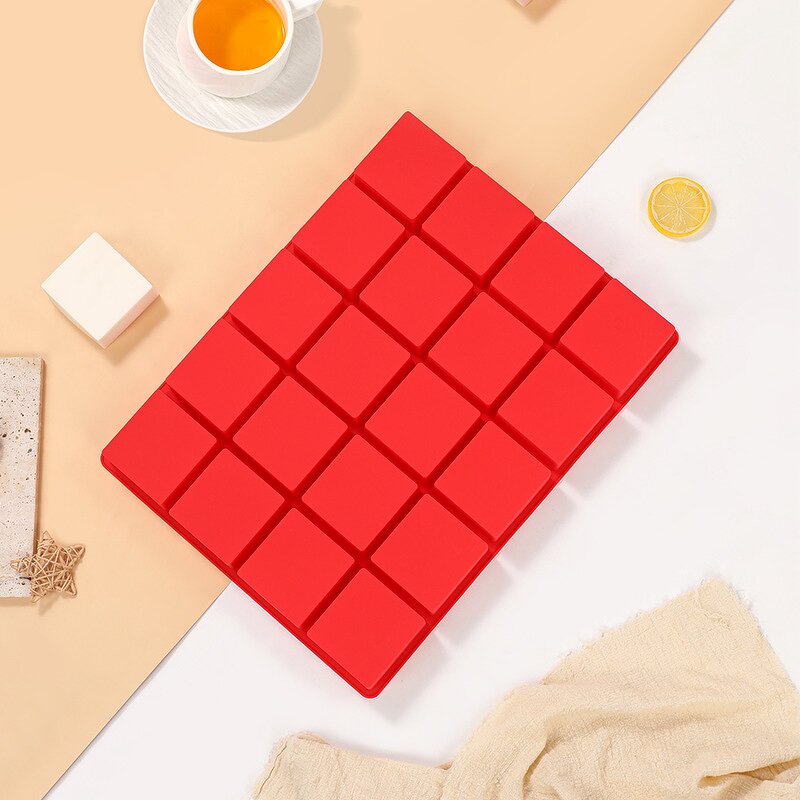 Square Soap Mold Manufacturer - Custom 6-Cavity Silicone Mould for Crafts