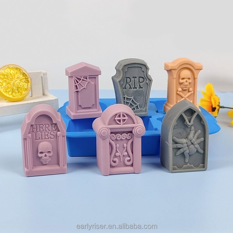 Halloween Mold Manufacturer - Custom Tombstone Silicone Mold Food Grade