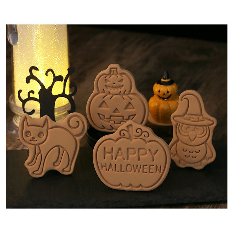 Halloween Cookie Cutter Manufacturer - OEM 3D Fondant Biscuit Baking DIY Set