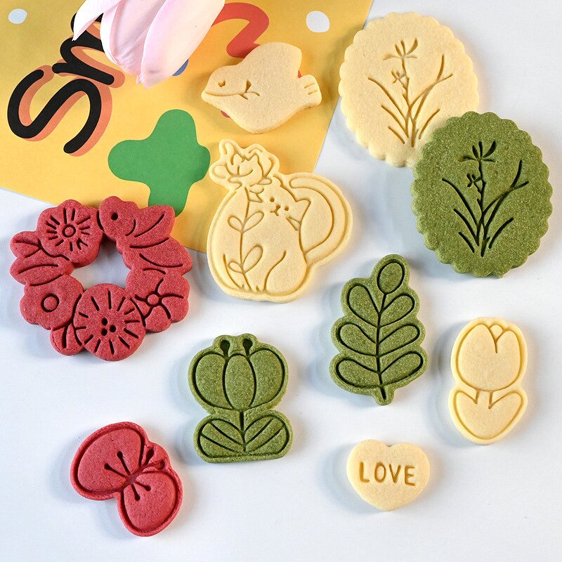 Spring Cookie Mold Factory - OEM Creative Cartoon PLA Material Biscuit Mold