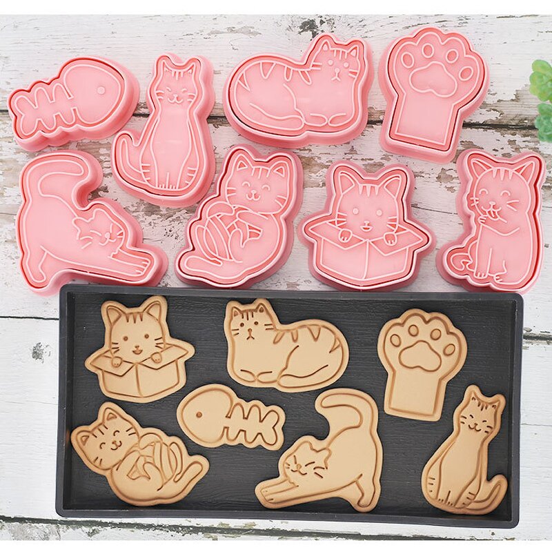 Cat Paw Cookie Cutter Factory - OEM Cartoon Press Biscuit Mold for Pastry