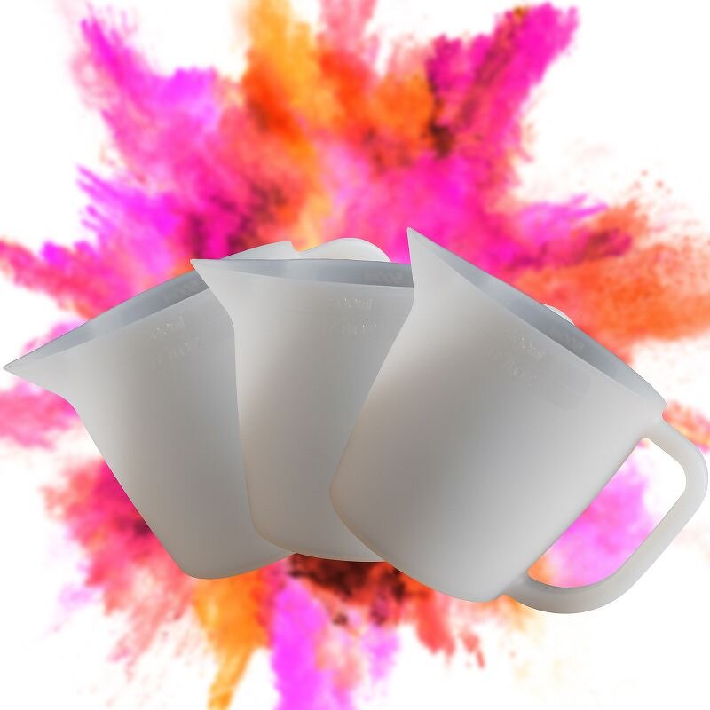 Resin Mixing Cup Manufacturer - Custom 4-Compartment Eco-Friendly Silicone Cup