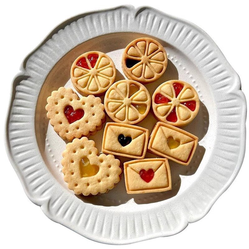 Cookie Cutter Mold Factory - OEM Jam Filled Heart Lemon Flower Pressed Mold