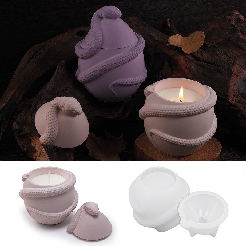 Snake Egg Mold Factory - OEM 3D Animal Storage Box with Lid Easter Jar