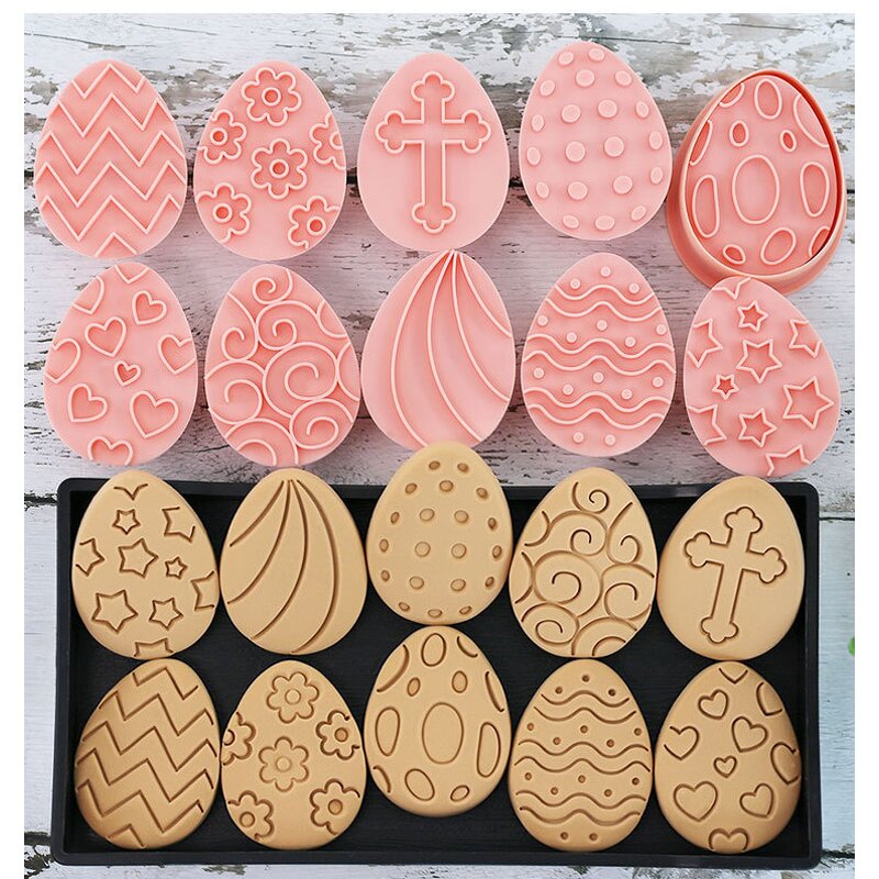 Easter Cookie Cutter Manufacturer - OEM Cartoon Plastic Mold Baking DIY Set
