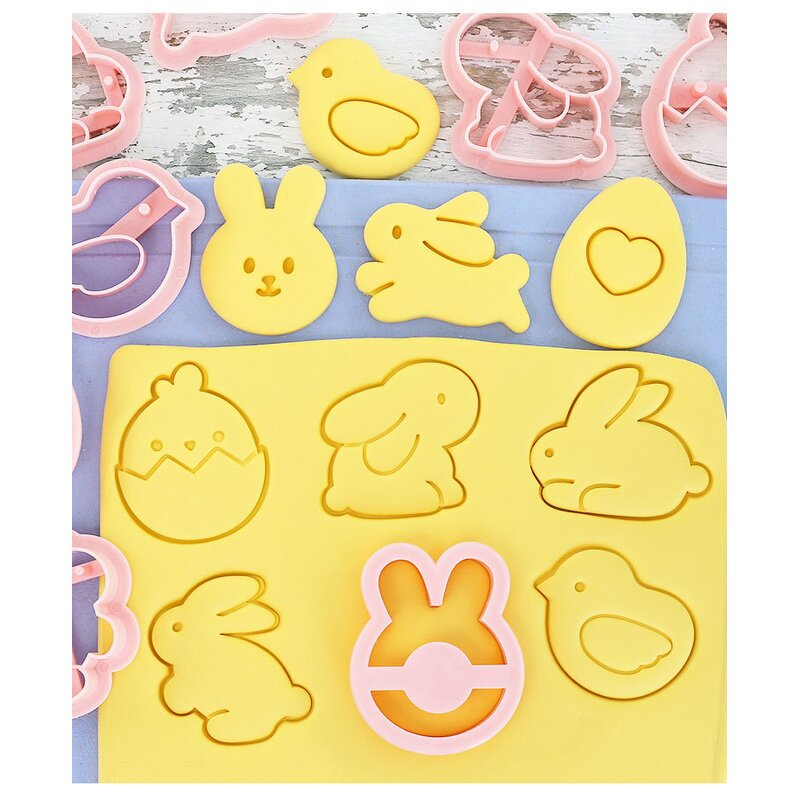 Easter Cookie Cutter Manufacturer - OEM Plastic Mold Baking DIY Kitchen Set
