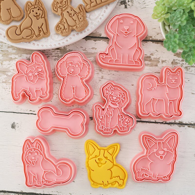 Dog Cookie Cutter Manufacturer - OEM Cartoon Plastic Mold Fondant Baking Tool