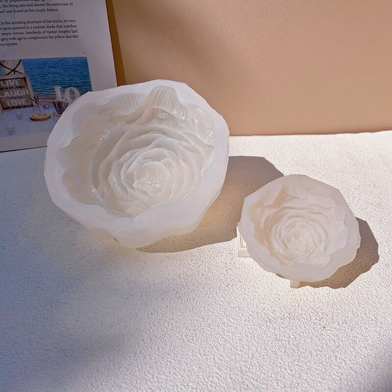 Peony Silicone Mold Factory - OEM Round Cake Tool for Resin Candle Soap