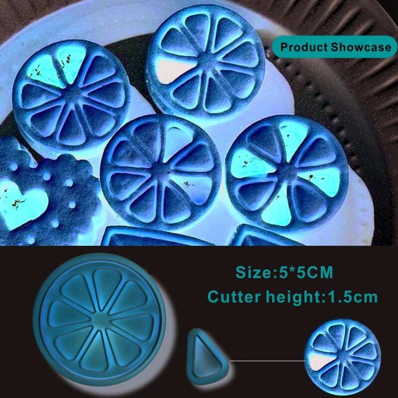 Cookie Cutter Mold Factory - OEM Jam Filled Heart Lemon Flower Pressed Mold