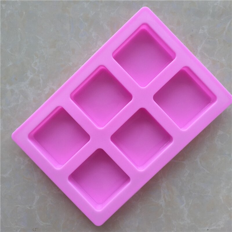 Soap Mould Factory - OEM 6 Cavities Handmade Soap Molds Baking Pan