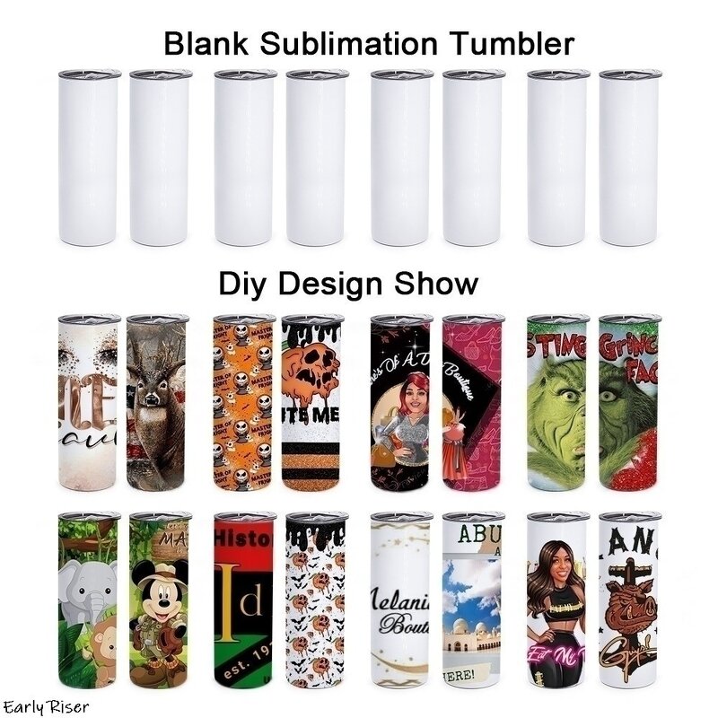 Straight Thermos Cup Manufacturer - OEM Sublimation Vacuum Stainless Steel Cup