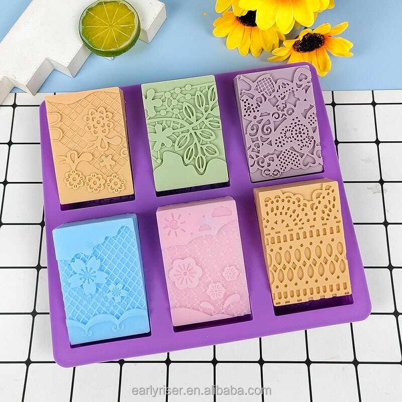 Silicone Mold Factory - OEM 6-Cavity Multi-Design Food Grade Baking Mold