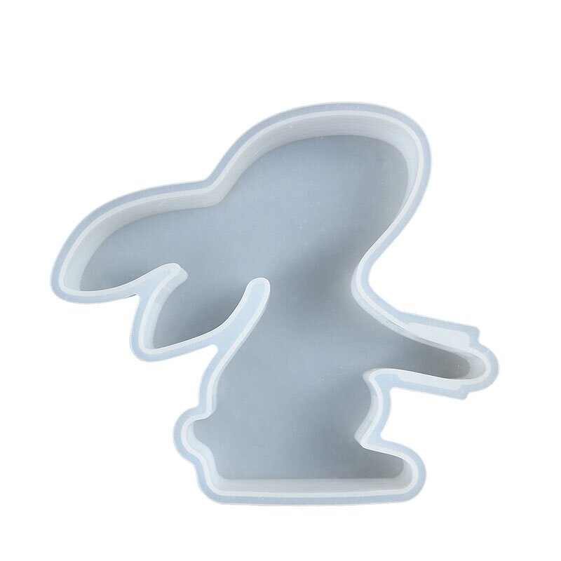 Easter Bunny Mold Factory - OEM 3D Rabbit Hydroponic Resin Flower Set Mold