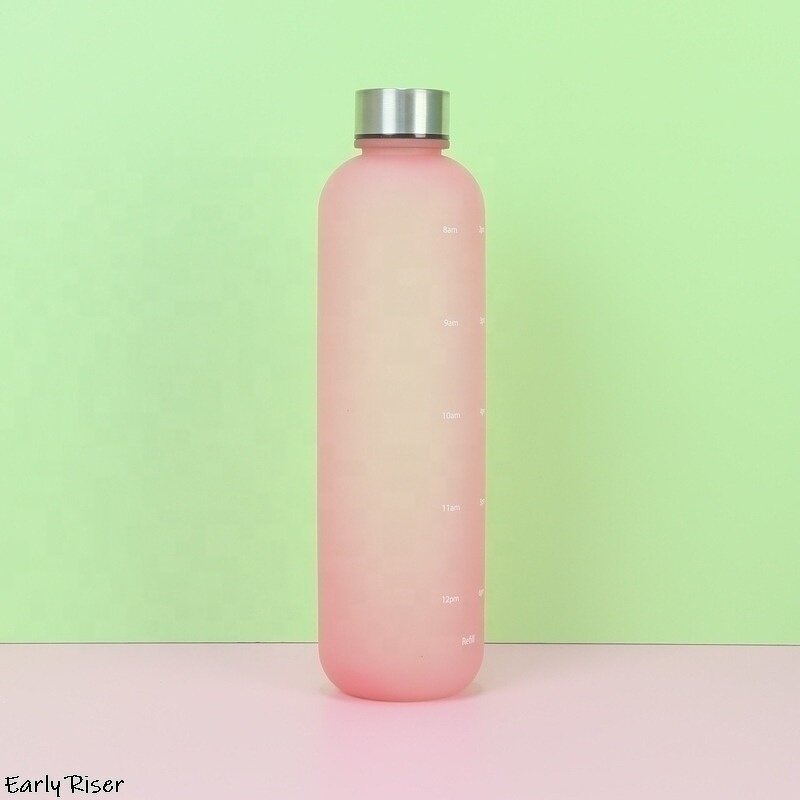 Sports Space Cup Manufacturer - OEM Gradient Color Frosted Large Capacity