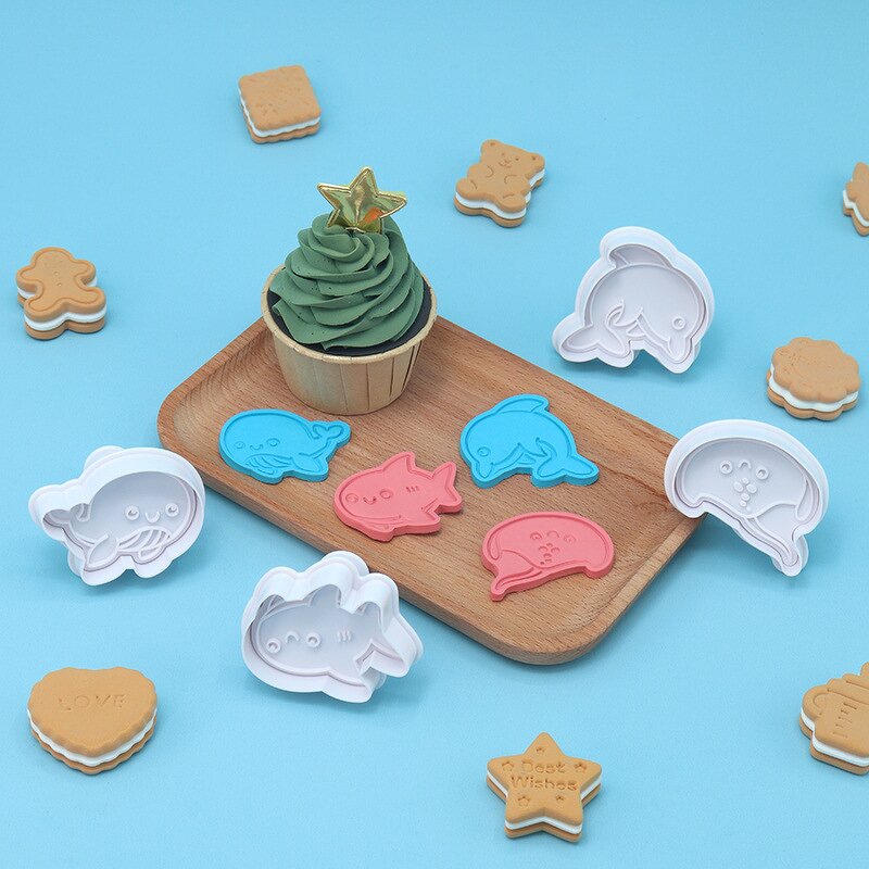 Ocean Animal Cookie Cutter Factory - OEM DIY Baking Mold for Cake Fondant