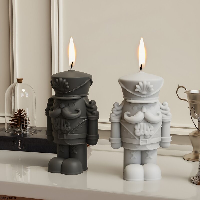 Soldier Doll Mold Manufacturer - Custom King Figurine Resin Candle Craft Mold