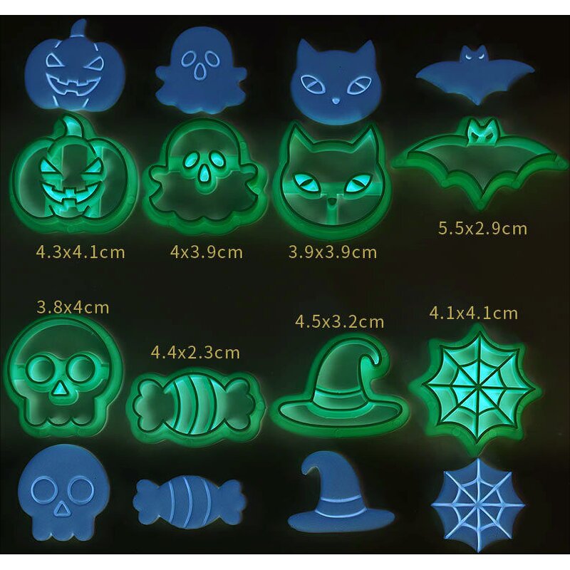Halloween Cookie Cutter Factory - OEM 8pcs Small Cartoon Fondant Biscuit Mold